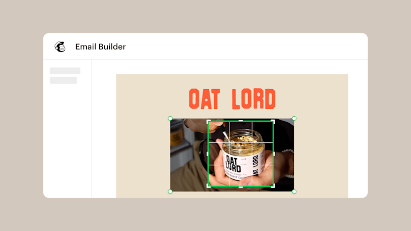 Hands holding a jar of Oat Lord oat milk product against a dark background, with the brand name displayed in coral-colored text above